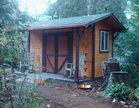 Custom MS614 Mighty Shed with Porch